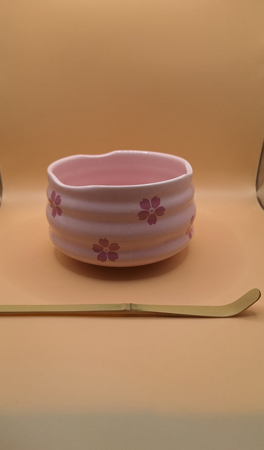 🌷✨ Bol à Matcha rose – Éveil des cerisiers 🌸