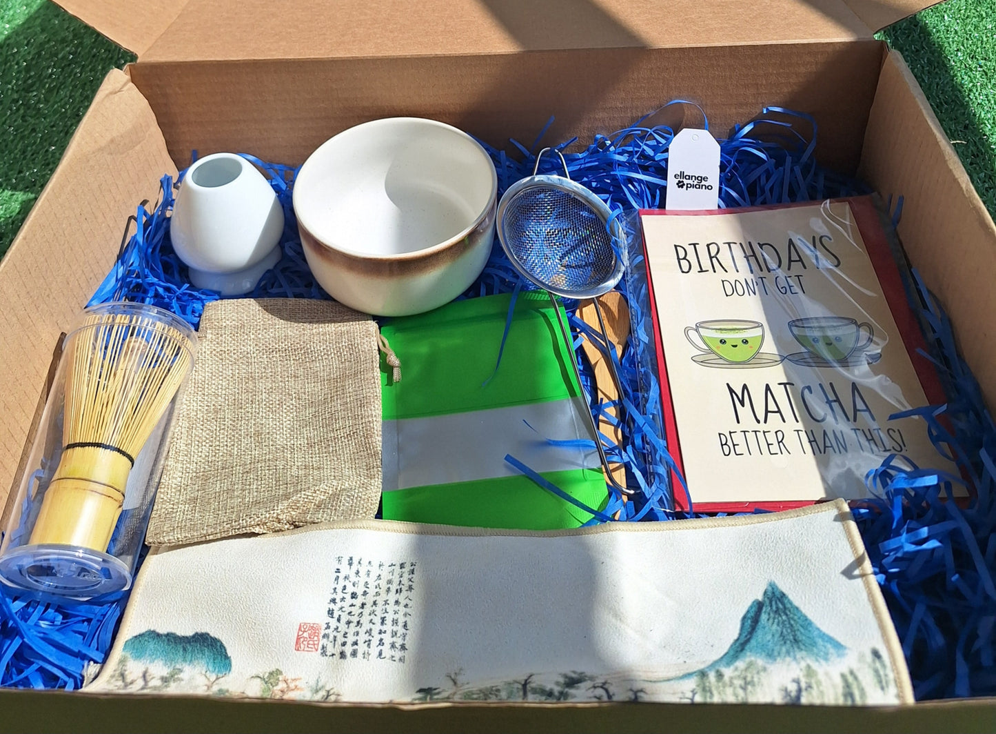 Matcha Gift Box – Japanese ritual to offer (Birthday or Love Edition of your choice 💌🎂)