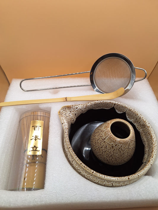🐉🪨 Set Matcha “Kokyu no Tamago” 呼吸の卵 – L’Œuf du Souffle Ancien (Frère dragon de Ryū no Tamago )