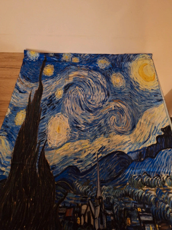 Large Elegant Scarf – Van Gogh Style, "The Starry Night"