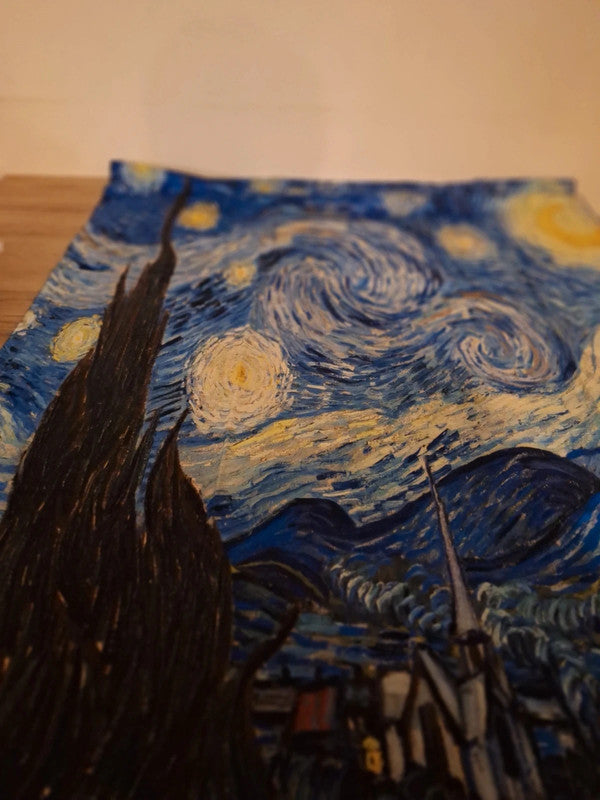 Large Elegant Scarf – Van Gogh Style, "The Starry Night"