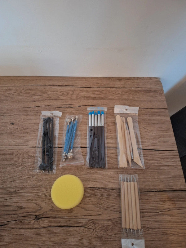 Magnifique Ensemble de 24 outils de modelage pour poterie 🎨 NEUF