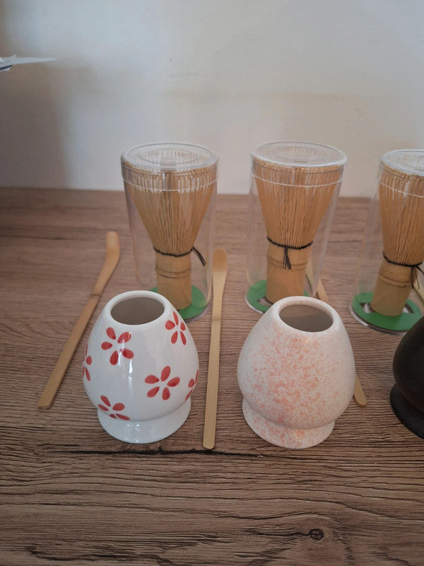 🍵Ensemble Matcha Authentique – Art du Thé & Raffinement 🌿 couleur au choix