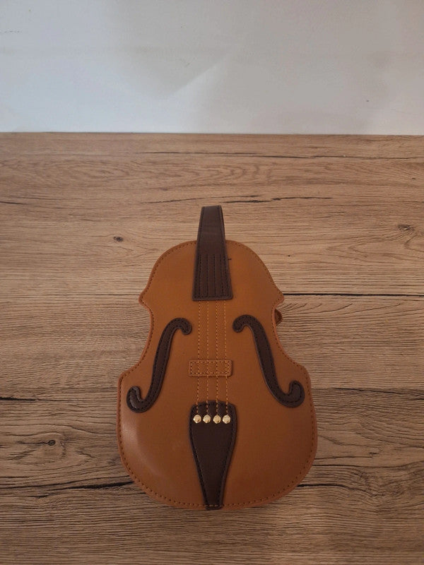 Violin Shaped Crossbody Bag – Elegant and Original 🎻