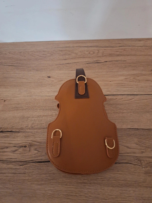 Violin Shaped Crossbody Bag – Elegant and Original 🎻