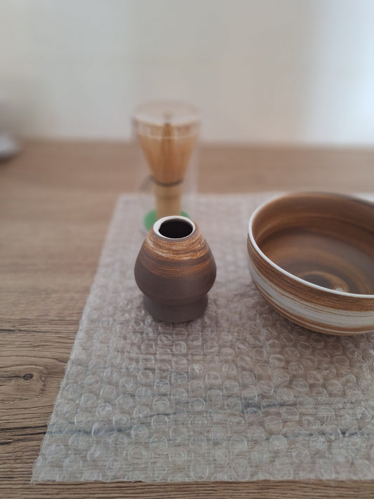 Tsukikasa (月笠) — Voile de Lune, Coffret Cérémonial Matcha