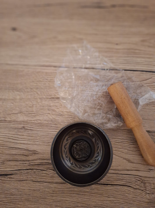 🧘Bol Chantant Tibétain en Cuivre et Bâton - Méditation