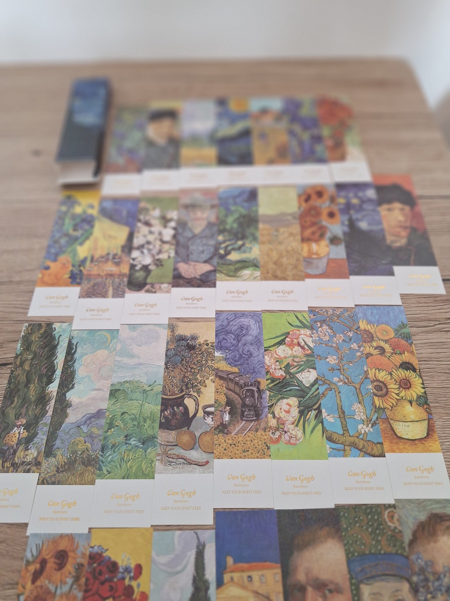 30 Artistic Bookmarks – Van Gogh Style Reproductions – For Readers, Students and Art Lovers