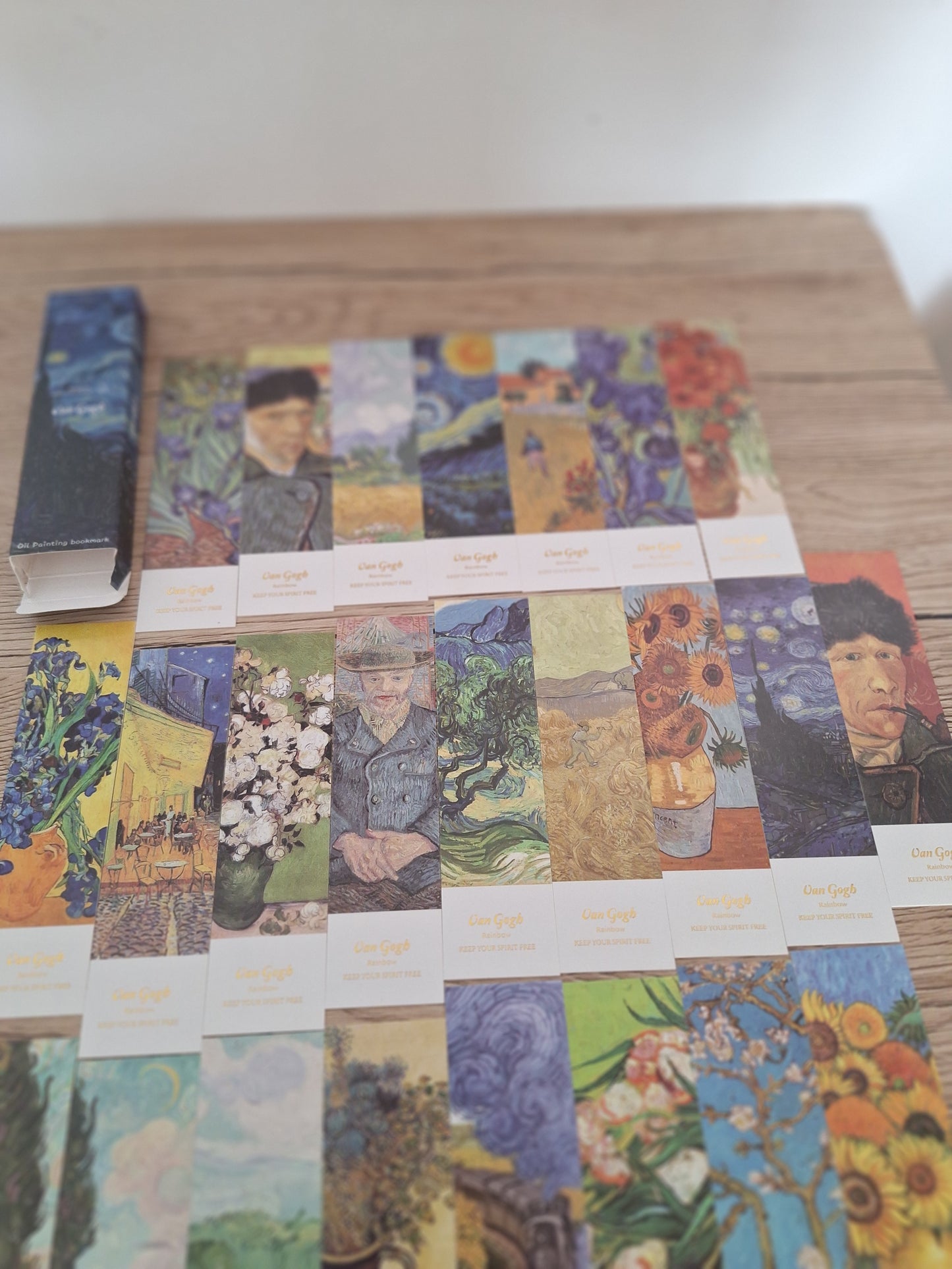 30 Artistic Bookmarks – Van Gogh Style Reproductions – For Readers, Students and Art Lovers
