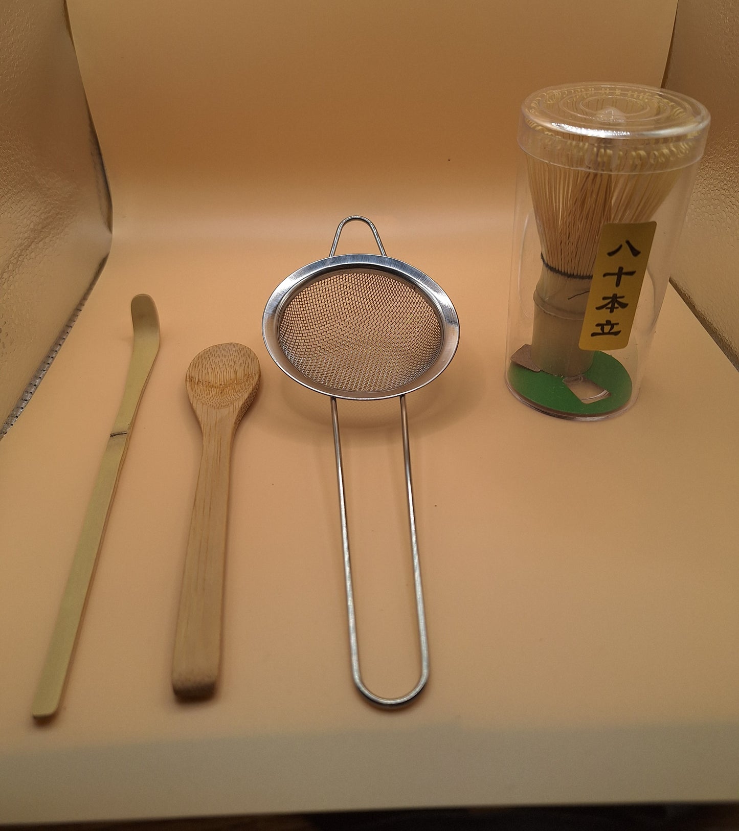 Set d'Outils Matcha – Harmonie Naturelle (4 pièces)