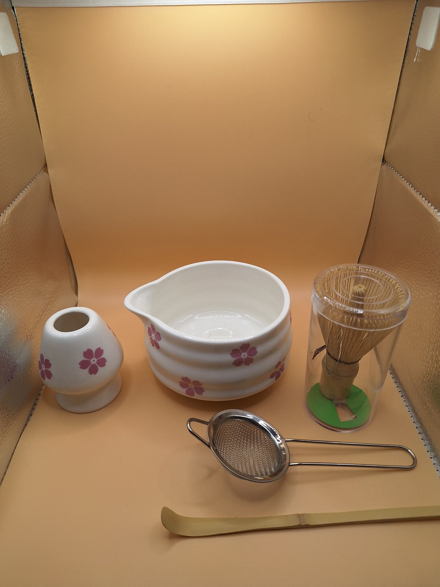 Hanami no Shiro (花見の城) - Matcha Ceremonial Kit – Cherry Blossom Floral Elegance
