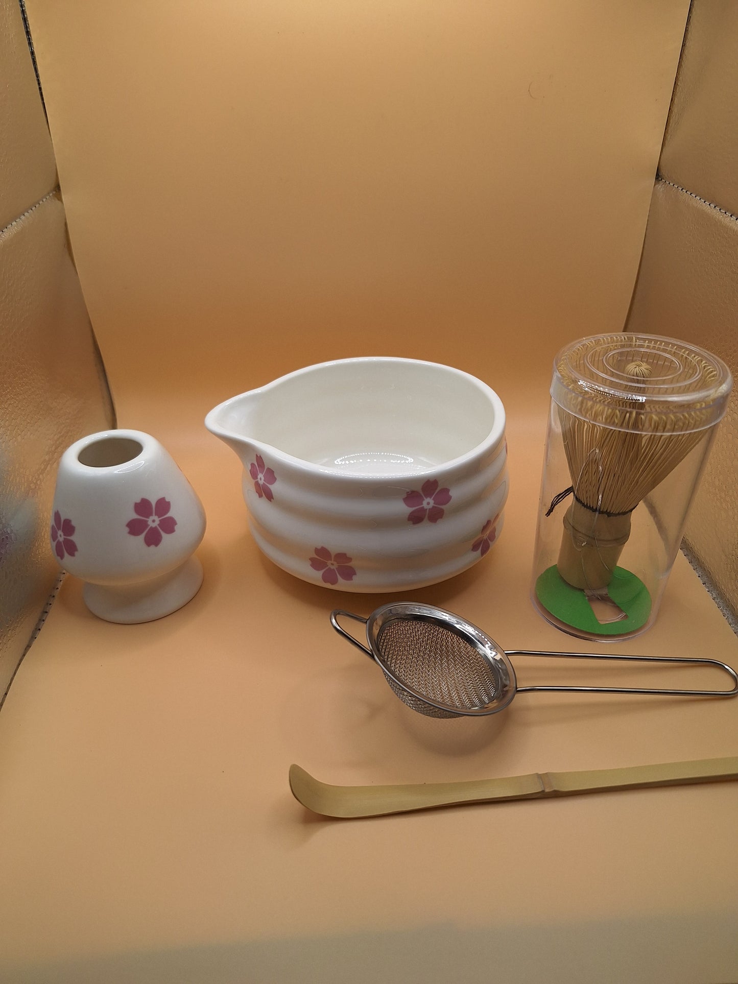 Hanami no Shiro (花見の城) - Matcha Ceremonial Kit – Cherry Blossom Floral Elegance