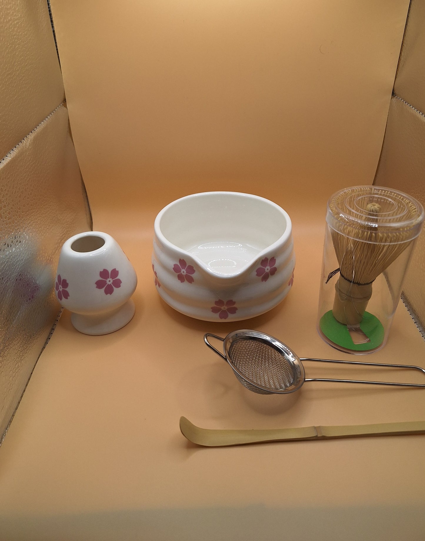 Hanami no Shiro (花見の城) - Matcha Ceremonial Kit – Cherry Blossom Floral Elegance