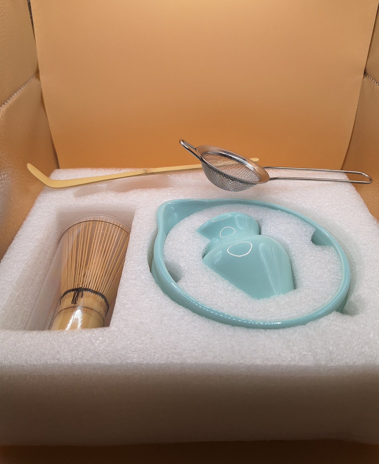 🌊💠 "Aokumo" 青雲 – Heavenly Foam - 5-piece matcha set