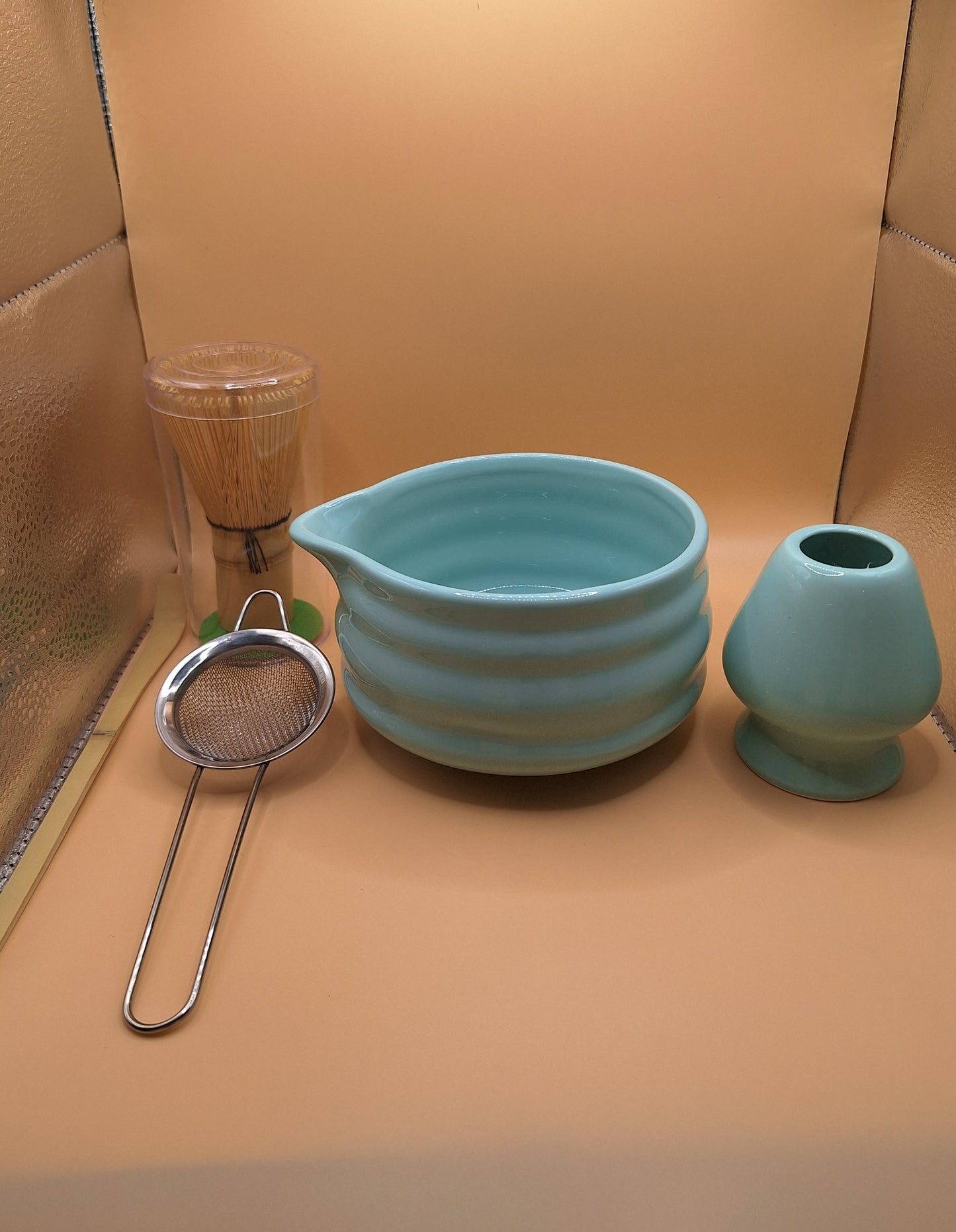 🌊💠 "Aokumo" 青雲 – Heavenly Foam - 5-piece matcha set