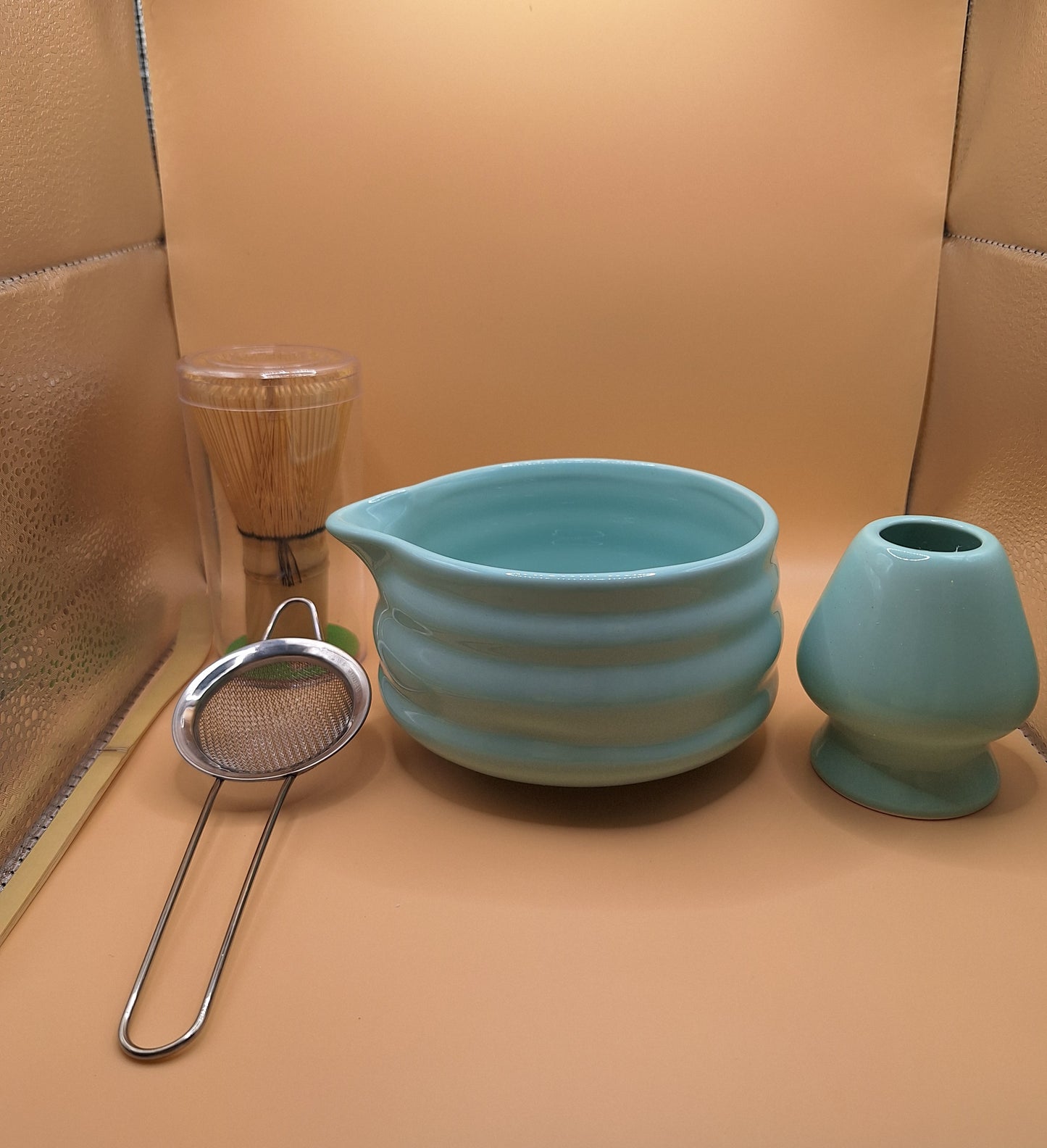 🌊💠 "Aokumo" 青雲 – Heavenly Foam - 5-piece matcha set