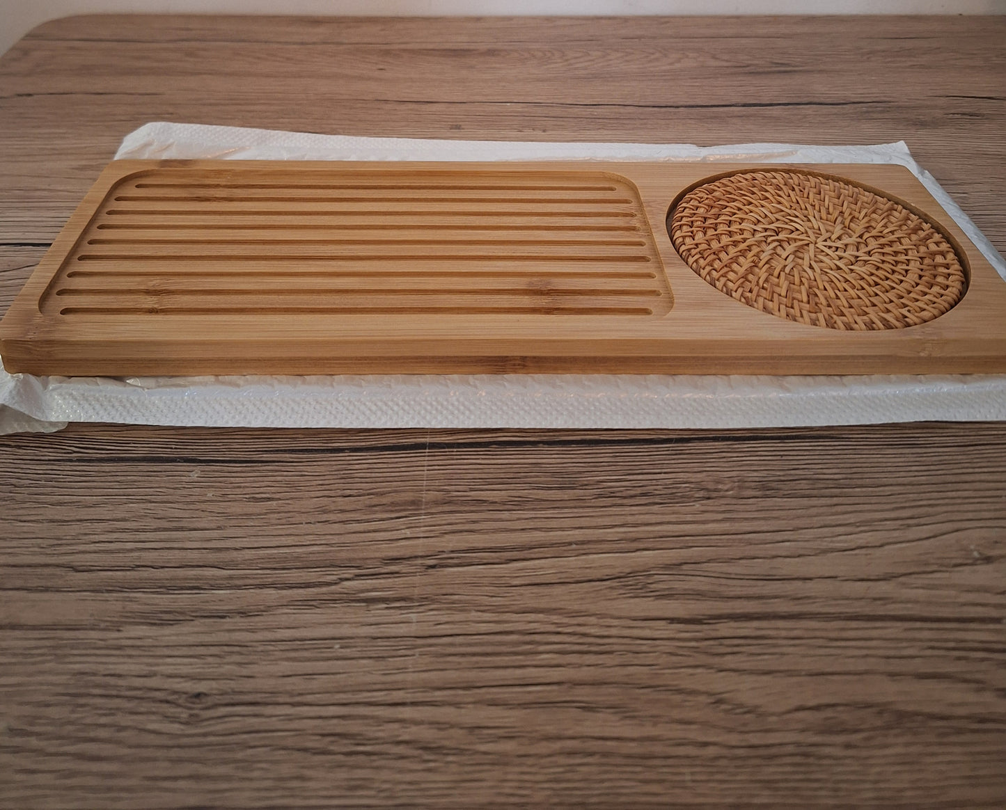 đż Plateau de Service de thĂ© et Matcha en Bambou Naturel â ĂlĂ©gance & SĂ©rĂ©nitĂ© sur votre Table đ”