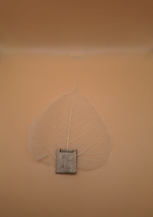 🍃 Filtre à Thé Bodhi – Feuille d’Arbre en Paille de Blé Naturelle