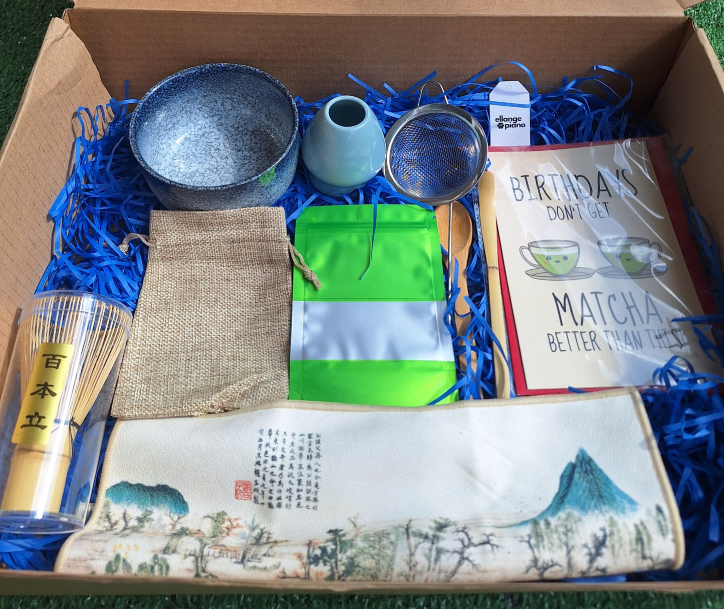 Matcha Gift Box – Japanese ritual to offer (Birthday or Love Edition of your choice 💌🎂)
