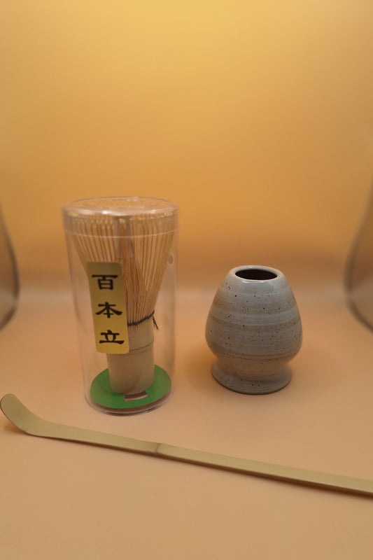 🍵 Set Matcha 3 pièces – Coloris vanille