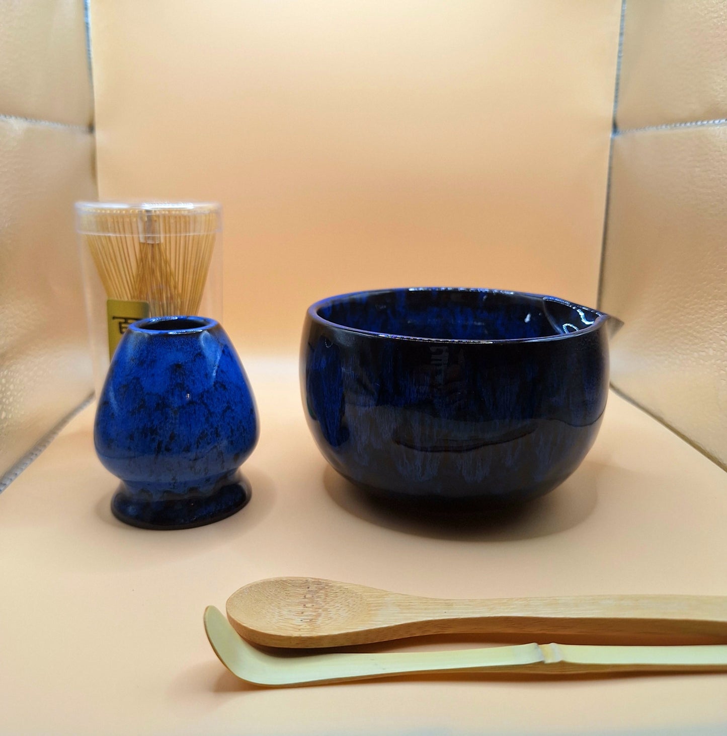 🌀 6-piece Matcha Set in Ameiro Ceramic (雨色)