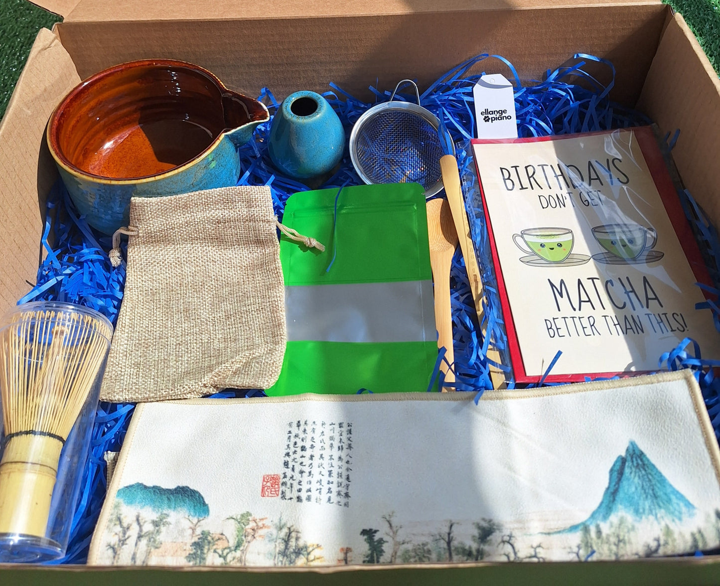 Matcha Gift Box – Japanese ritual to offer (Birthday or Love Edition of your choice 💌🎂)