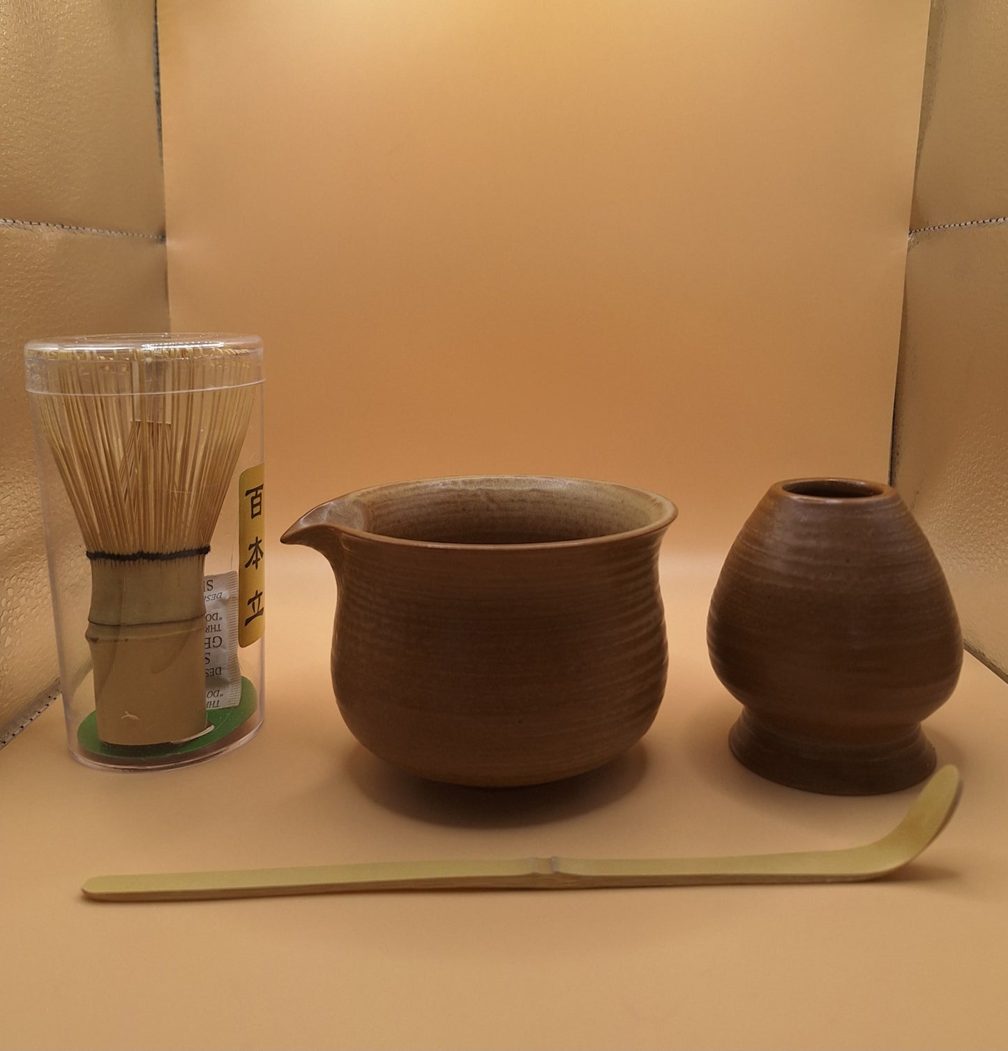 Set de matcha 4 pièces Kiiro Hikari 黄光 - Lumière dorée