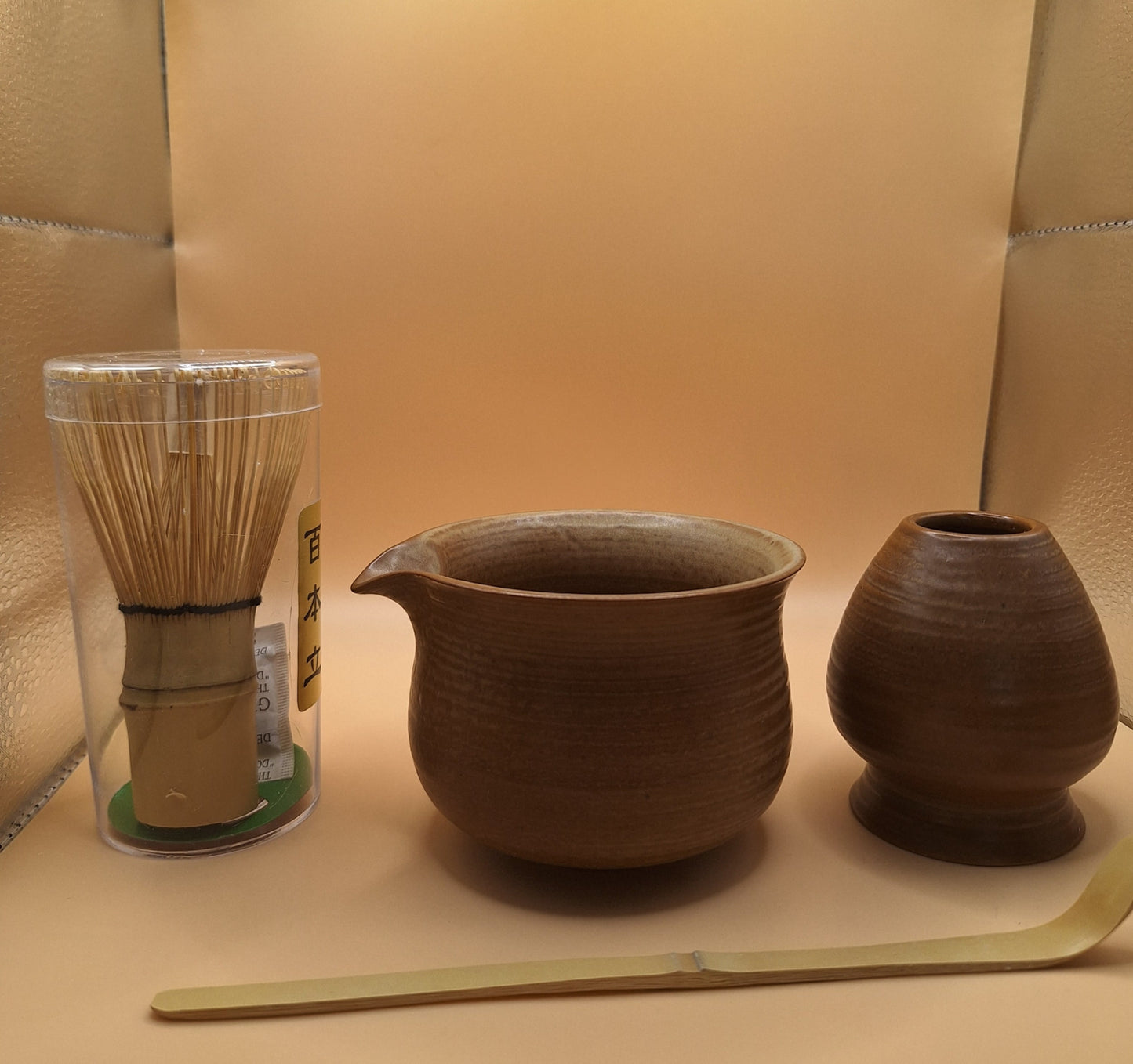 Set de matcha 4 pièces Kiiro Hikari 黄光 - Lumière dorée