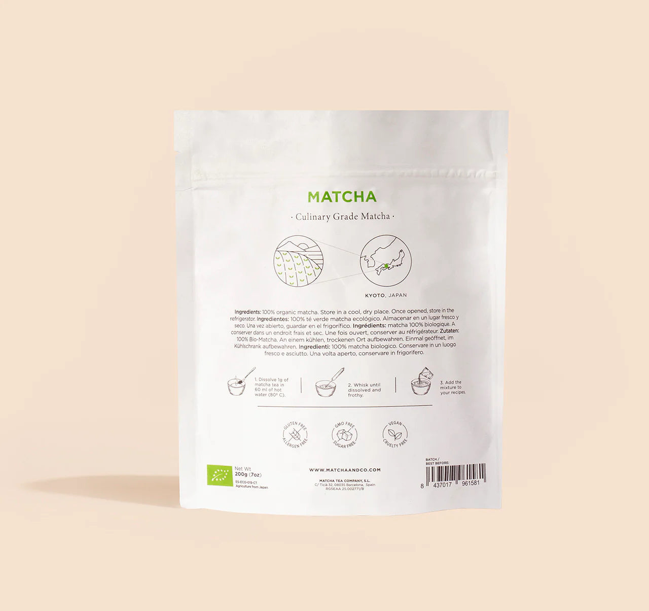 đ± Matcha&Co â ThĂ© Matcha Culinaire Bio · Uji, Kyoto