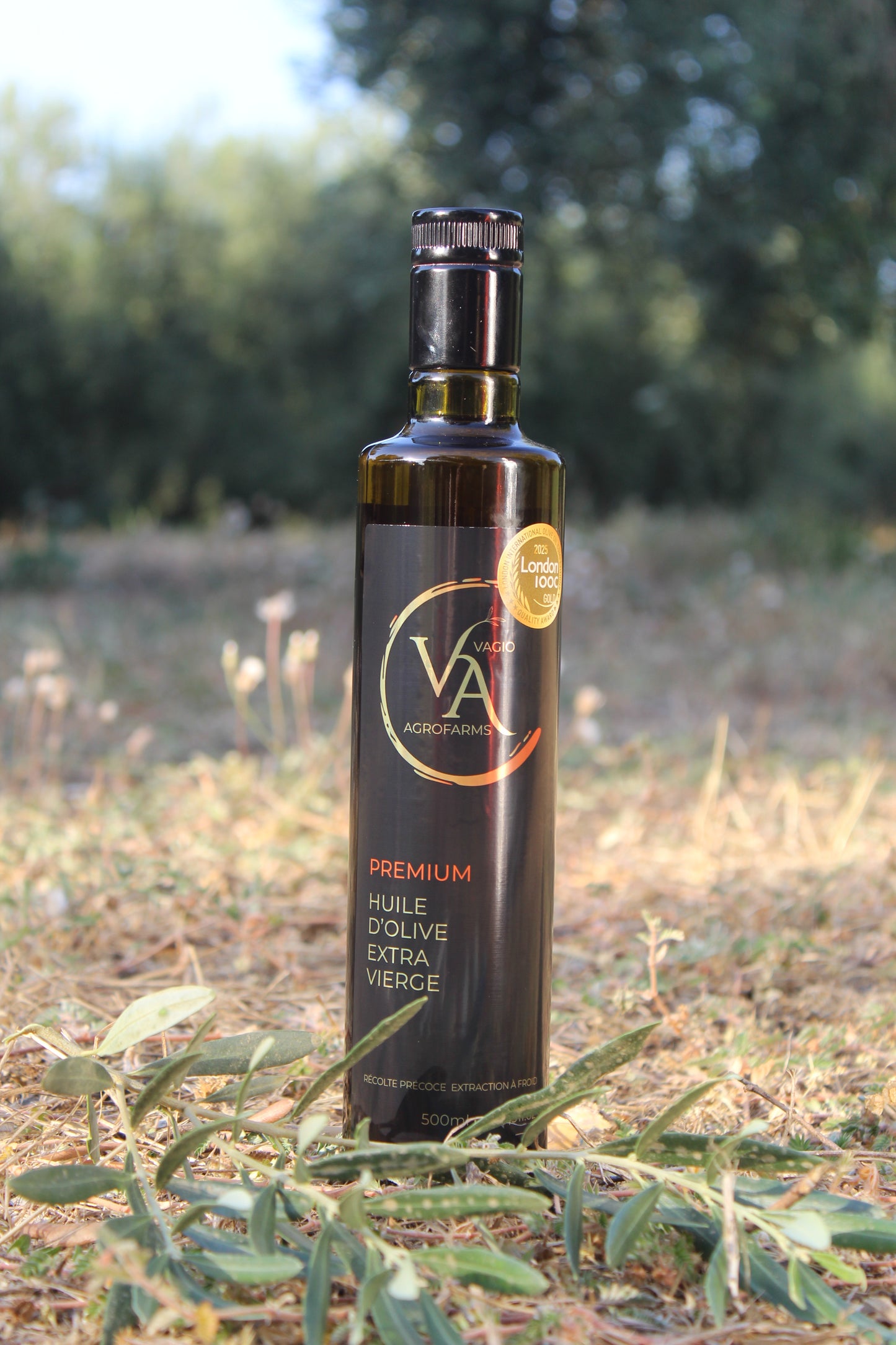 🏅 Premium Extra Virgin Olive Oil – Chalkidiki Variety • 50 ml • 500 ml -