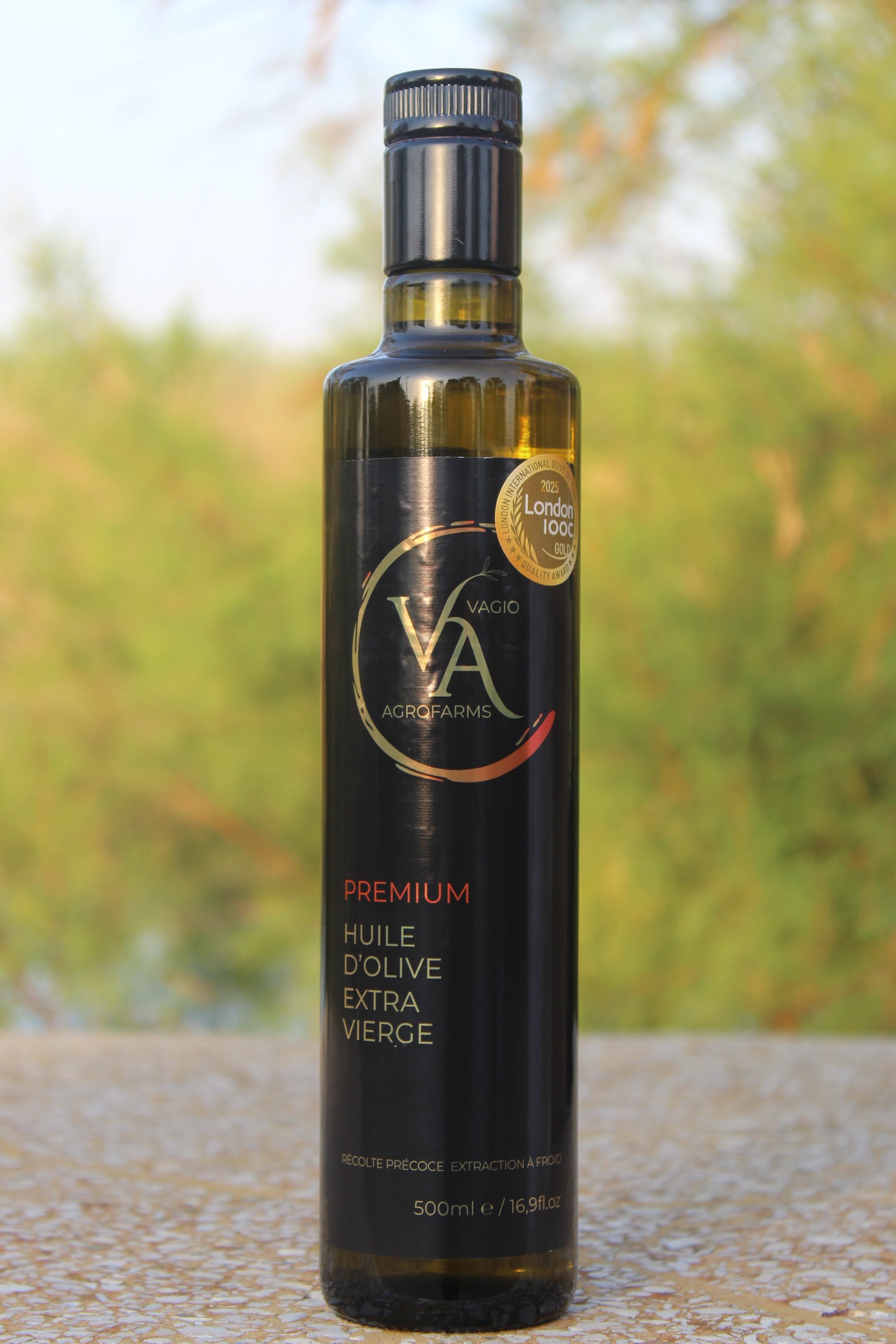 🏅 Premium Extra Virgin Olive Oil – Chalkidiki Variety • 50 ml • 500 ml -