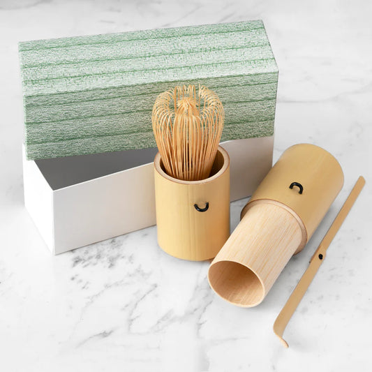 Mini set de voyage matcha en bambou â Artisanat japonais - Kumiko Matcha