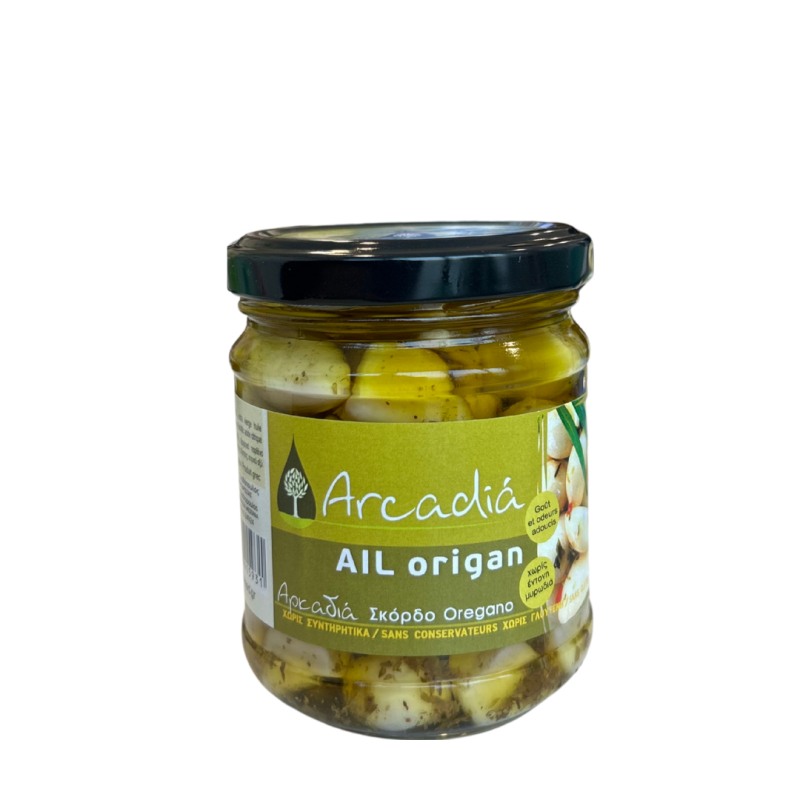 đ§ Ail grec Confit Ă lâHuile dâOlive & Origan â Arcadia (200g)