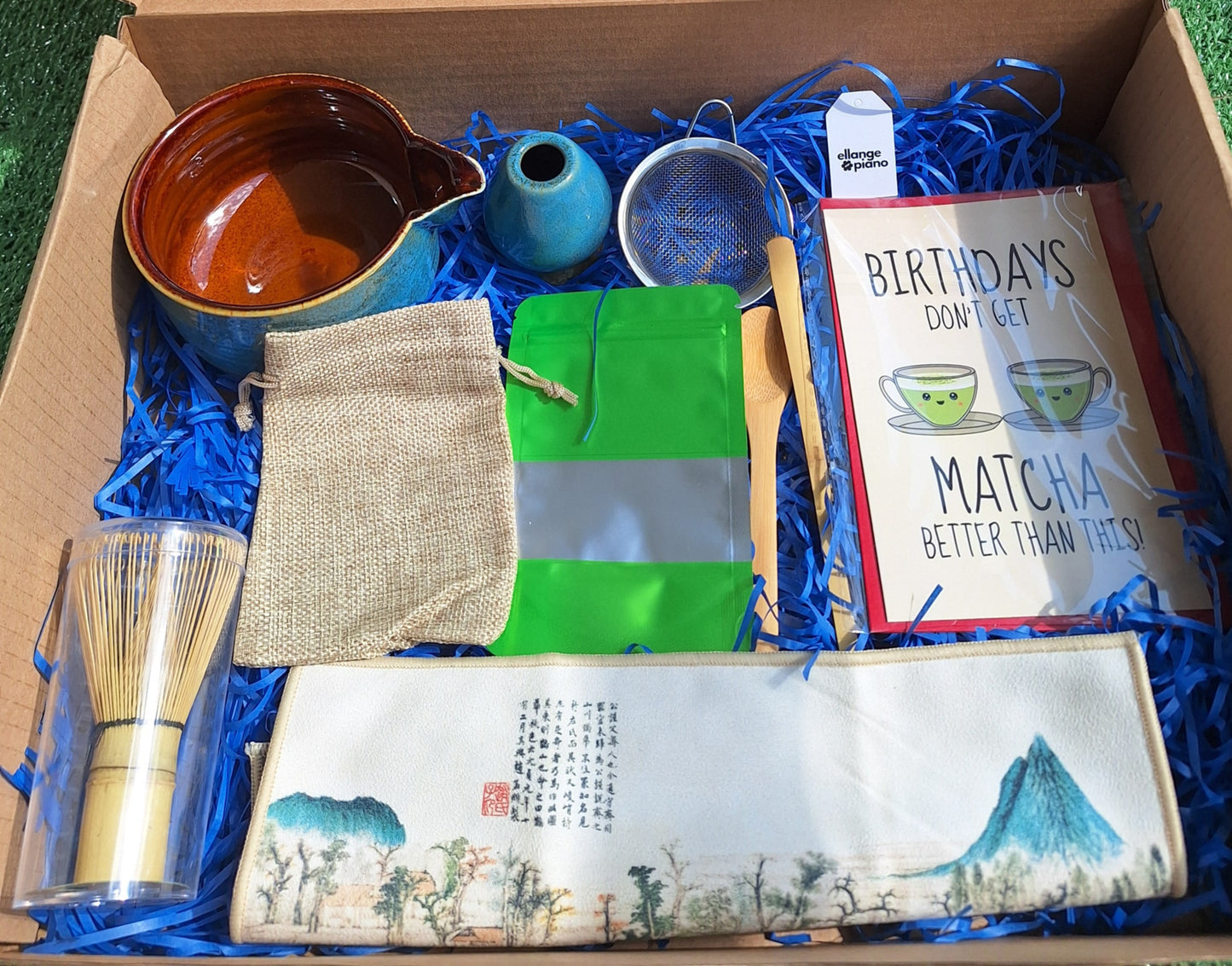 Matcha Gift Box – Japanese ritual to offer (Birthday or Love Edition of your choice 💌🎂)