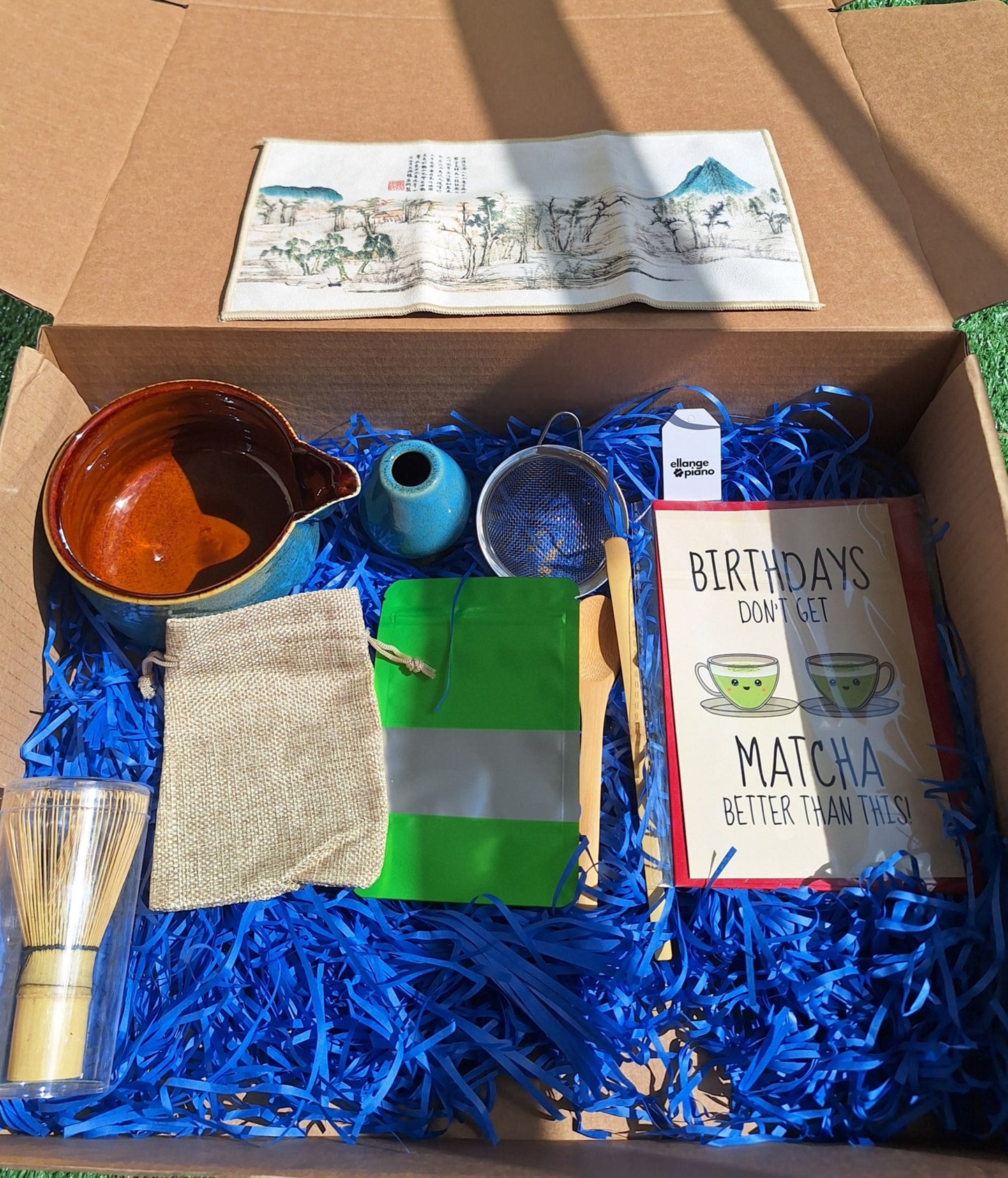 Matcha Gift Box – Japanese ritual to offer (Birthday or Love Edition of your choice 💌🎂)