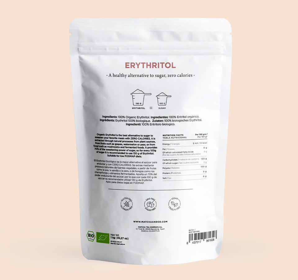 đ± Ărythritol 100 % Biologique â 1 kg - Matcha & Co