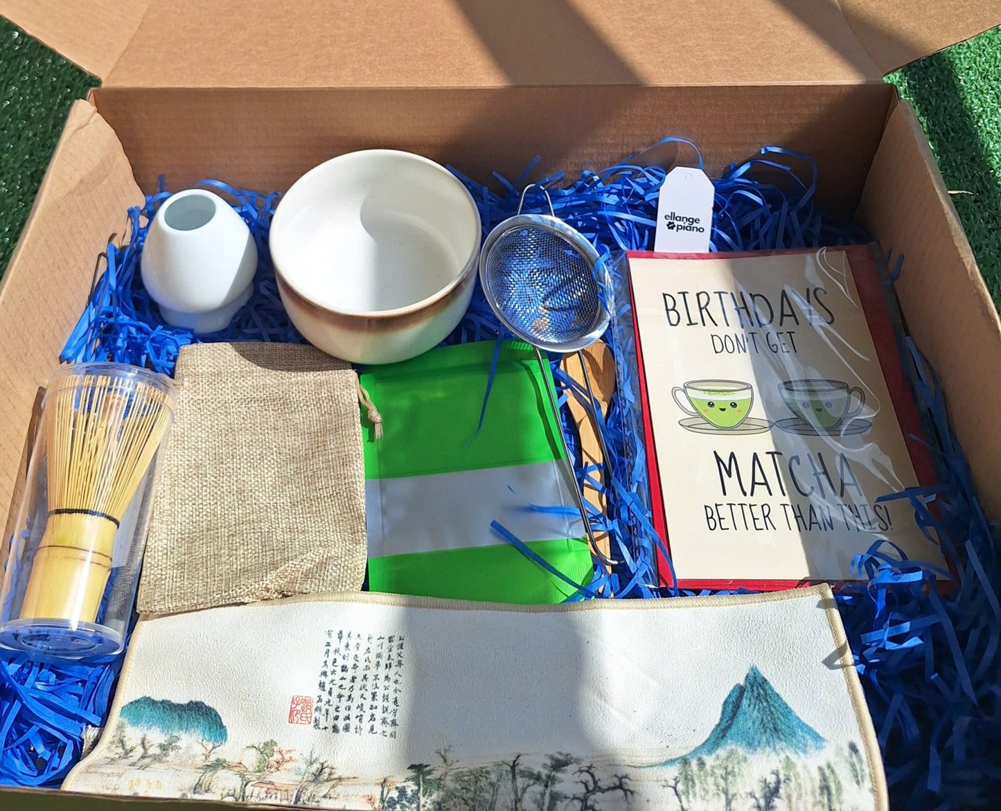 Matcha Gift Box – Japanese ritual to offer (Birthday or Love Edition of your choice 💌🎂)