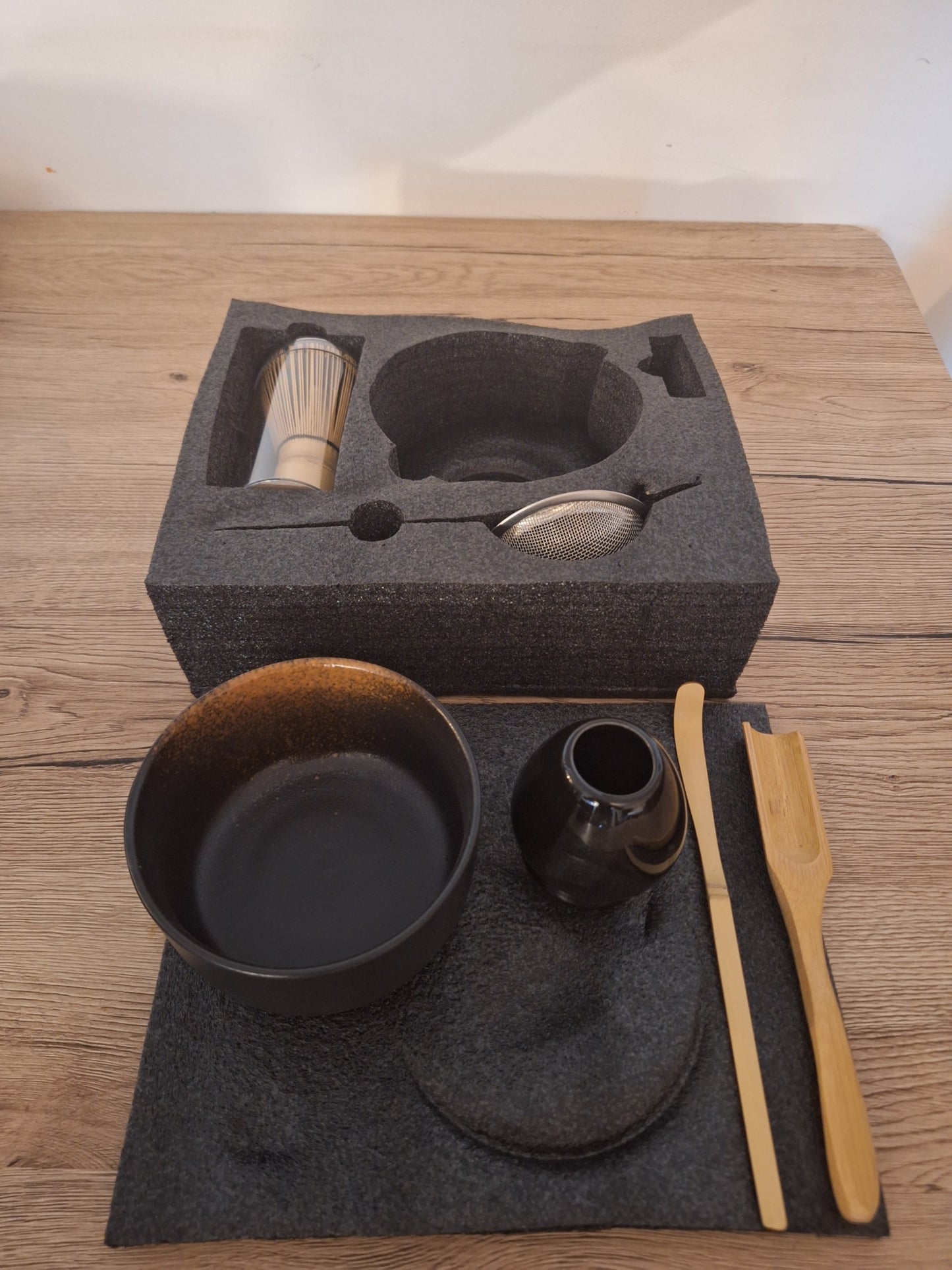 🌿Yoru no Shizuku (夜の雫) — Coffret Matcha Goutte de Nuit en céramique