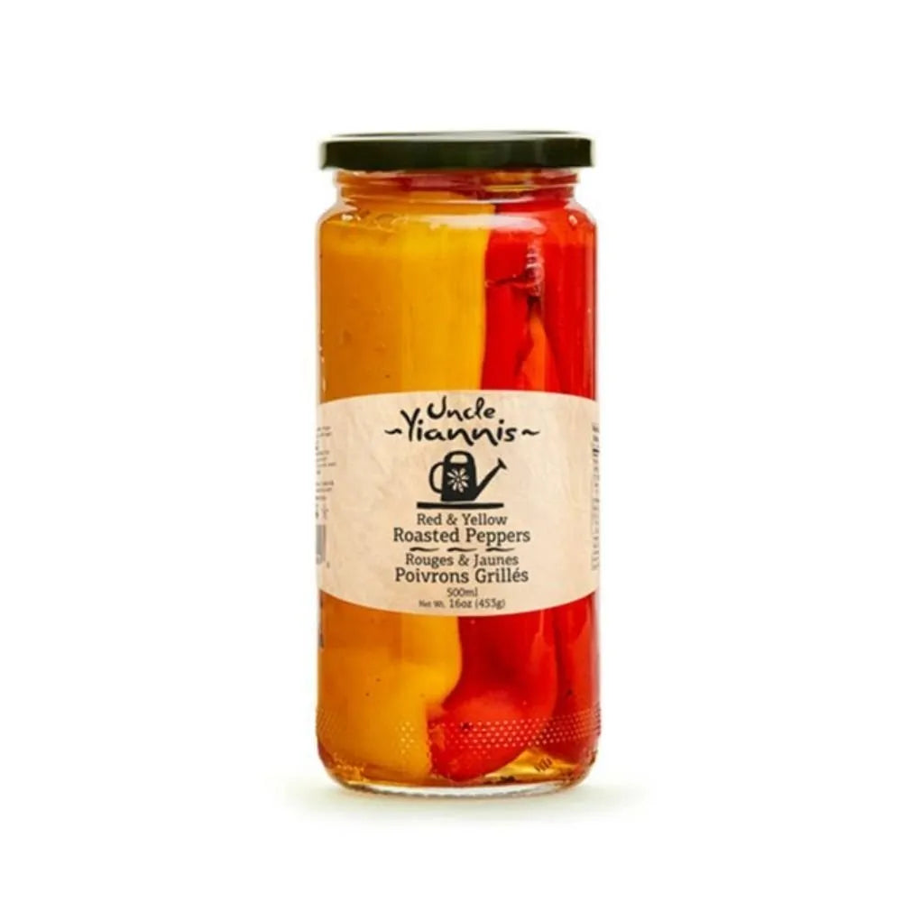 đŹđ·đ„ Poivrons Rouges & Jaunes GrillĂ©s â GrĂšce â Bocal 500 ml (453 gr)