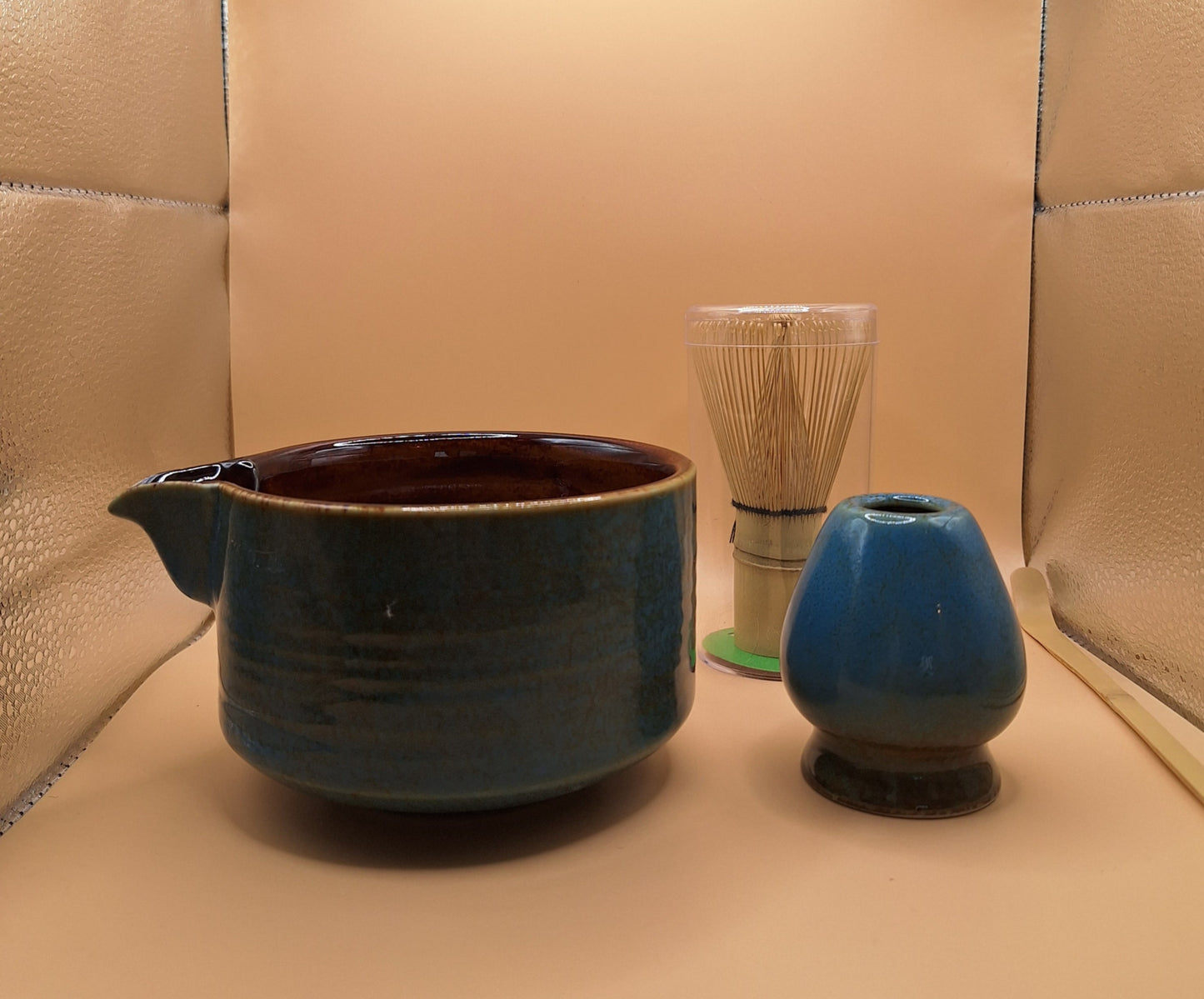 🌊 Matcha Set “Aokuchi” – Blue burst, fire force