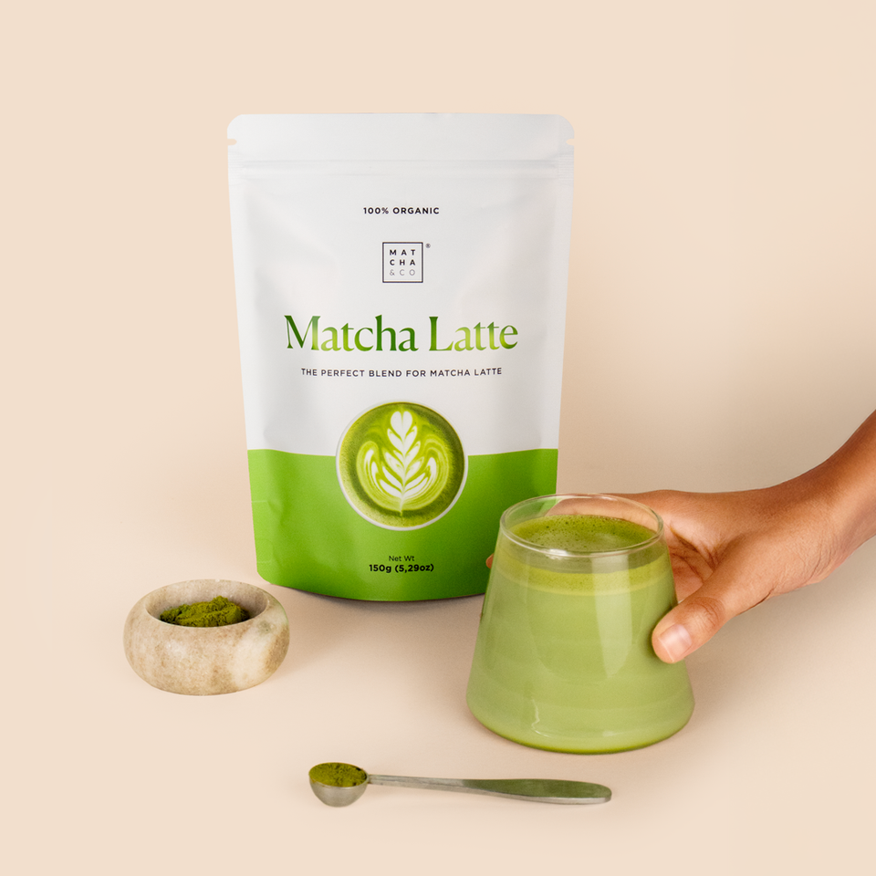 🟩 Matcha Latte cérémonial – Matcha & CO · 100% biologique