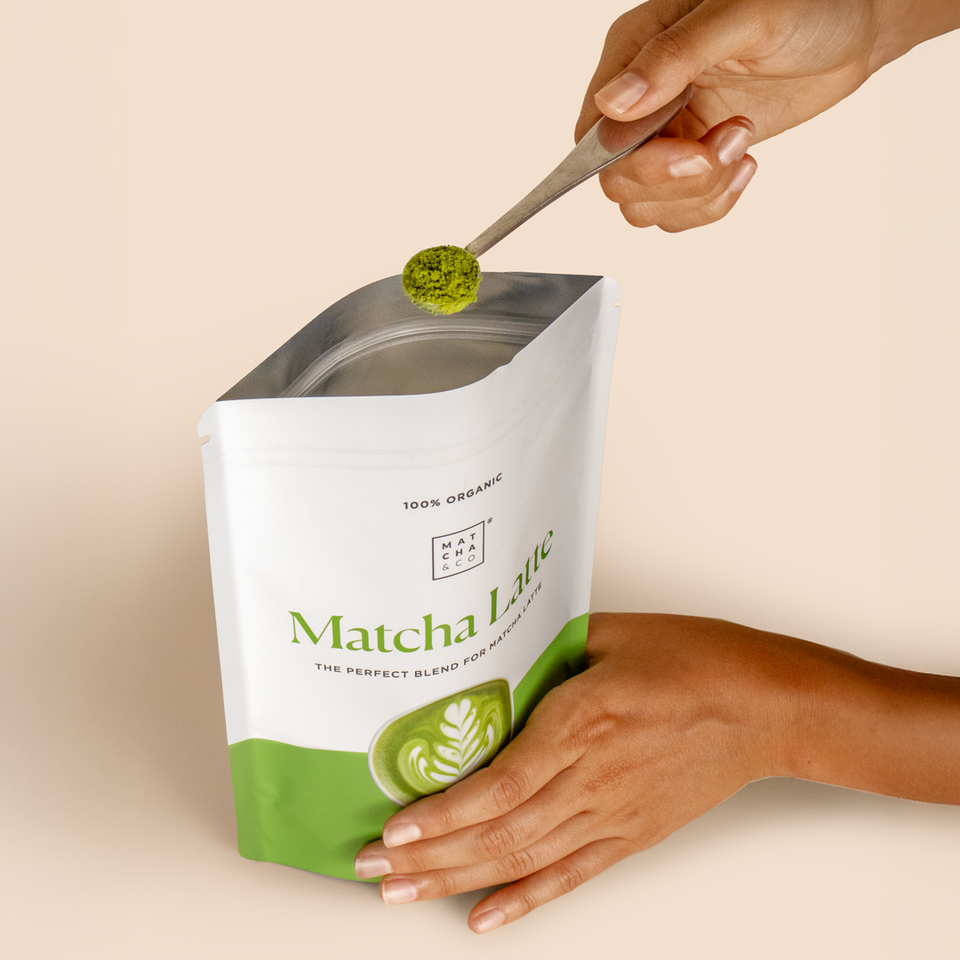 🟩 Matcha Latte cérémonial – Matcha & CO · 100% biologique