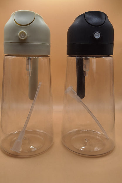 Bouteille Verseur & Pulvérisateur d’Huile en plastique - Couleur au choix