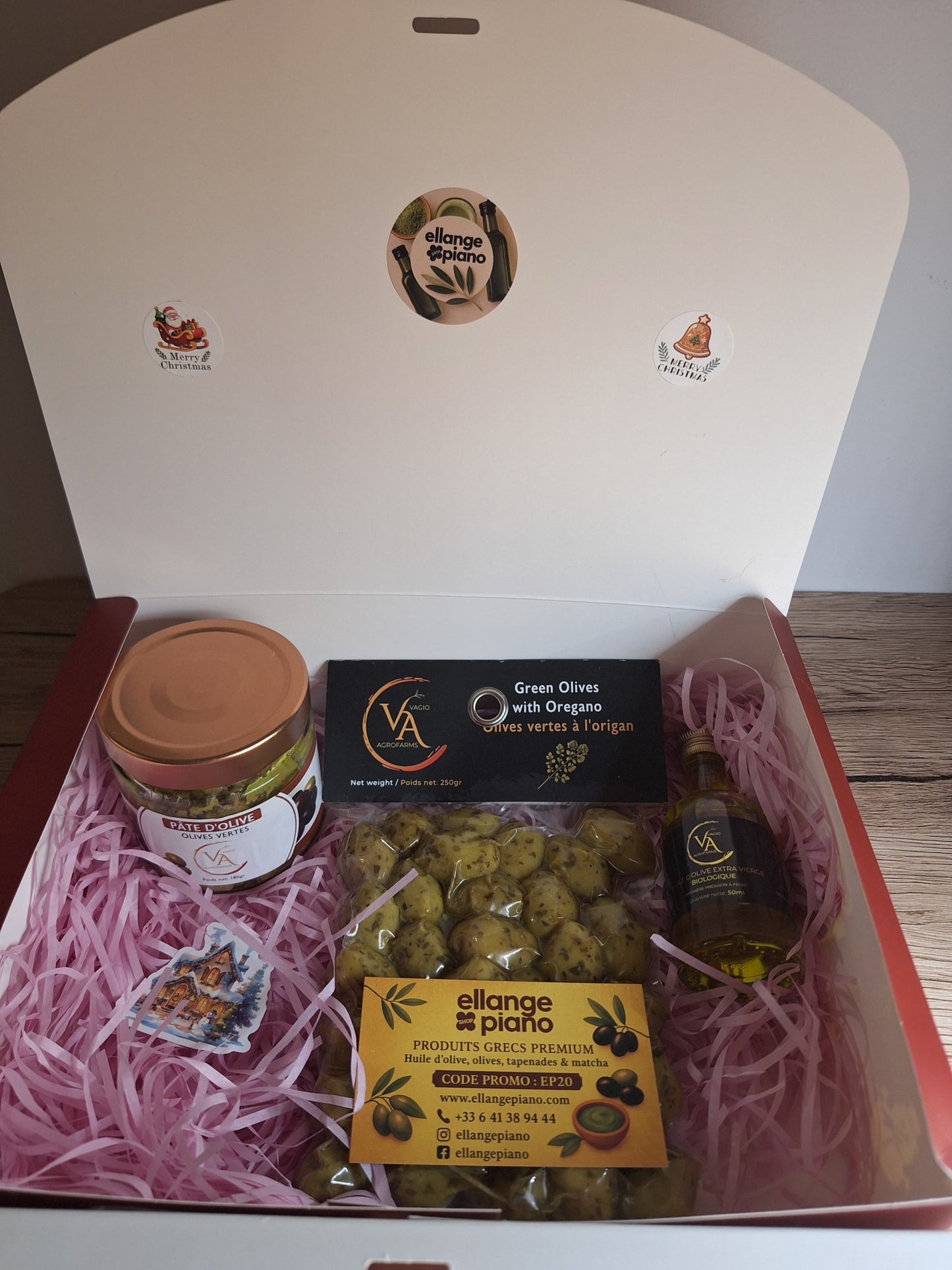 🎁 Coffret de Noël – Saveurs de Grèce