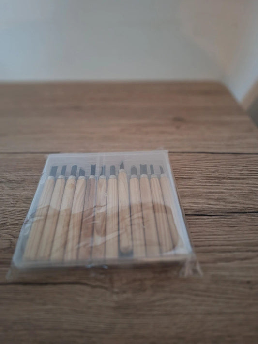 🪵 12 Piece Wood Carving Tool Set - Ideal for Beginners &amp; Experts 🪵 Box Included