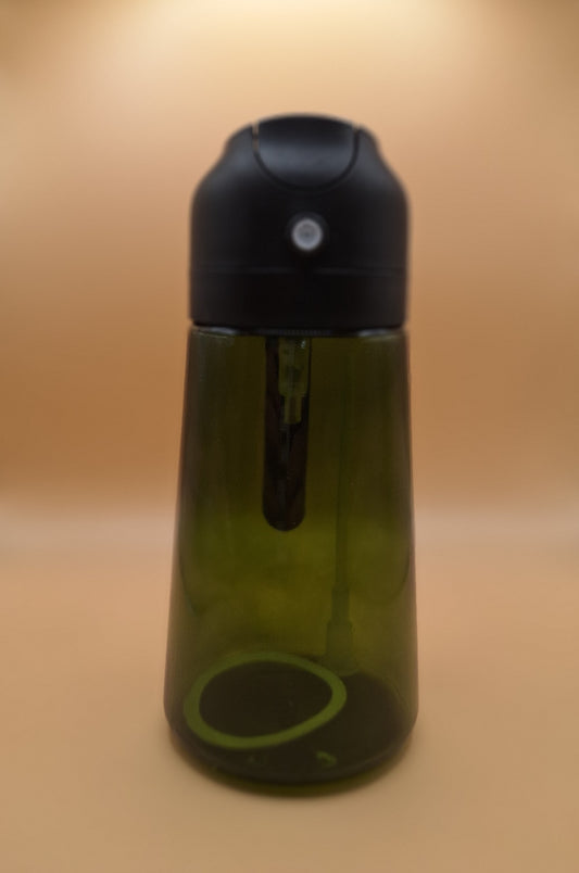 🌿 Bouteille 2-en-1 Huile d’Olive – Spray & Verseuse en Verre