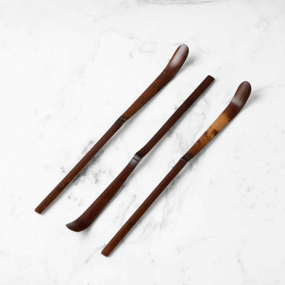 🎋 Cuillère à thé matcha (chashaku) artisanale en bambou fumé – Japon authentique 🇯🇵 Kumiko Matcha