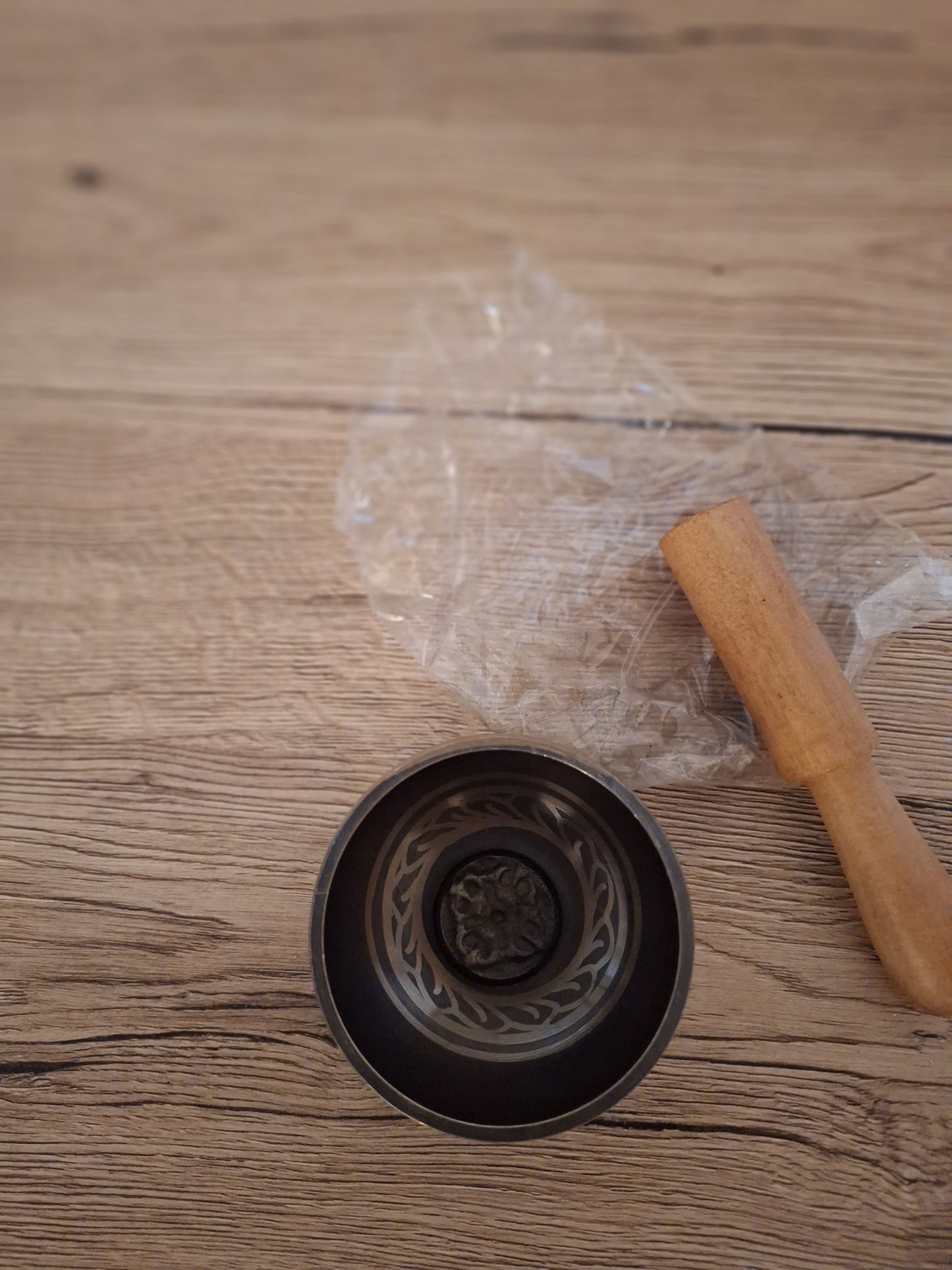 🧘Bol Chantant Tibétain en Cuivre et Bâton - Méditation