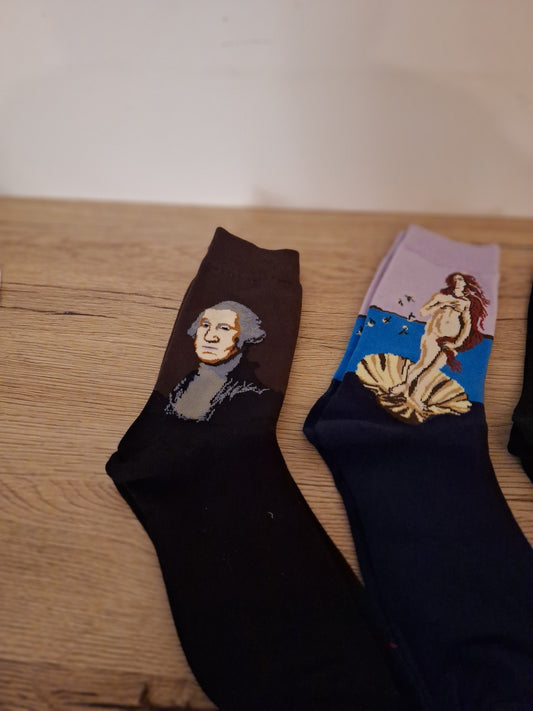 Pairs of your choice of warm artistic and creative socks 🎨