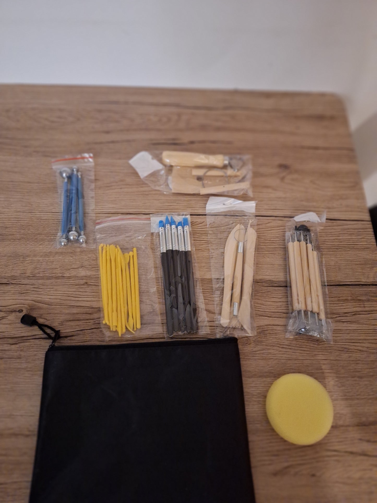 Set complet de +40 pièces poterie - Sculpture + sac de transport 🎨👜